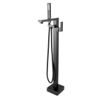 Vog Gun Metal Freestanding Tap with Handheld Shower